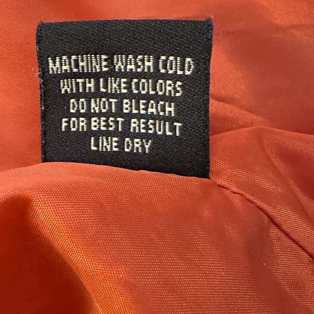 Ambition Rust-Colored Short Trench Coat Size L - Picture 9 of 9